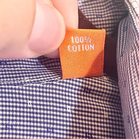 Tallia Mens Cotton Plaid Collared Slim Fit Button Down Shirt Size 16.5-32/33 - Picture 10 of 13